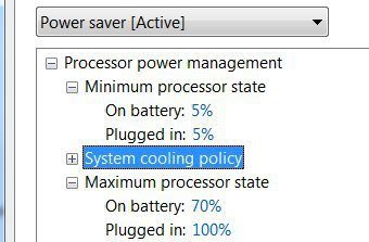 Setari Avansate Power Management