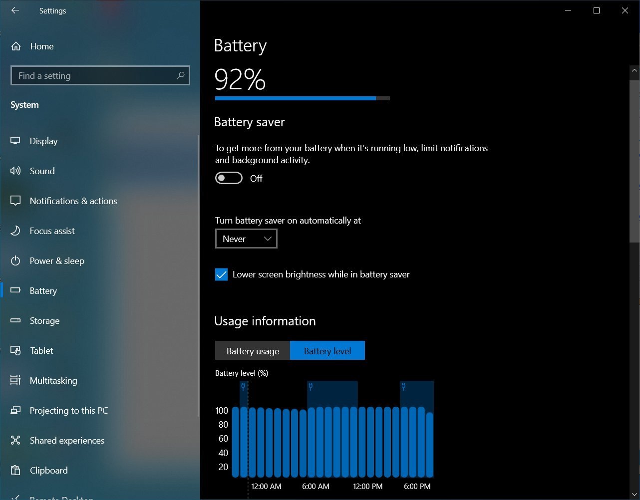 utilizarea bateriei windows 11