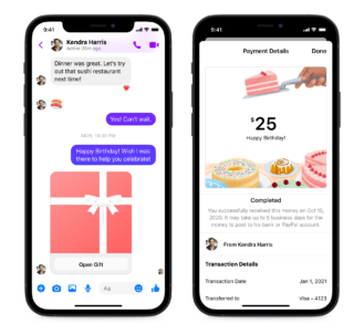 facebook messenger cash gift 1