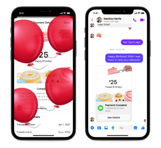 facebook messenger cash gift 2